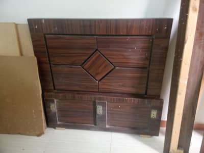 Single bed wood