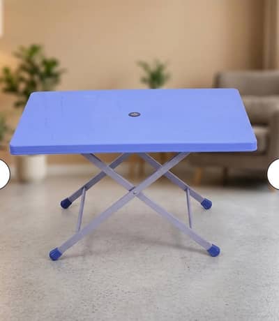 BOSS PLASTIC SQUARE FOLDING METAL FRAME(LEGS) TABLE