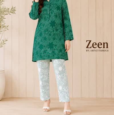 14 August Special Zeen Lawn Suit  Soft Premium Lawn