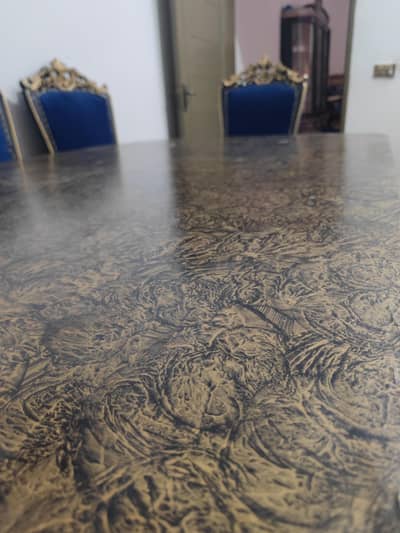 luxury chenyoti wood dinning table