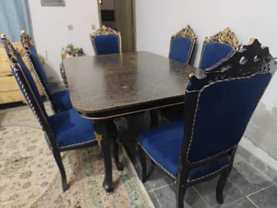 luxury chenyoti wood dinning table