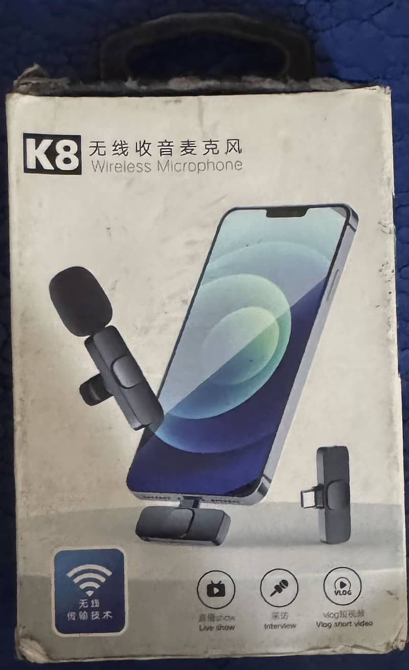 K8 wireless microphone. 1