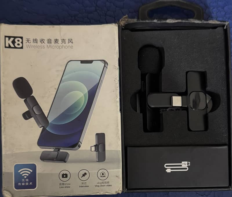 K8 wireless microphone. 2