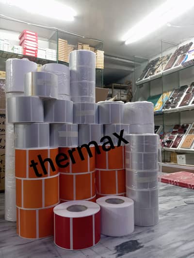 thermal pinter roll/ sticker roll/ barcode labelsz barcode rolls/ rol