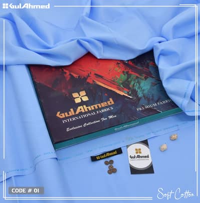 Gul Ahmed Inspire Pure Cotton Unstitched 4.5 Meter Summer Collection