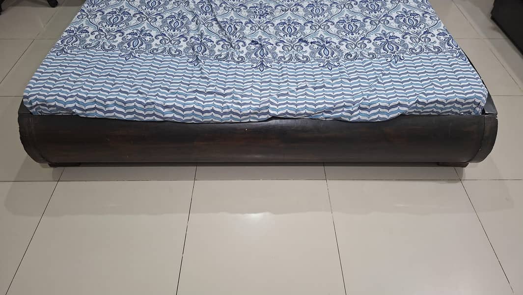 Wooden Solid Bed Set 2