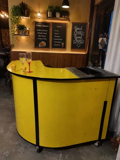 Counter with Fryer