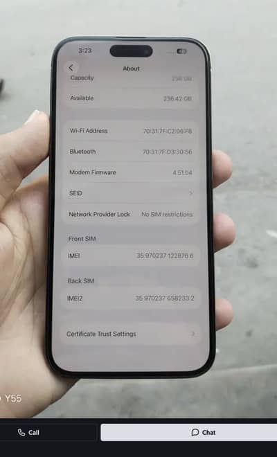 Iphone 14 pro max non pta
