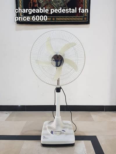 Panasonic & NewSolo AC/DC Rechargeable pedestal Fan
