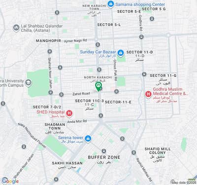 5 ROOM BANK LOAN APPLICABLE FLAT FOR SALE IN NORTHWAY TOWER SECTOR 11A NEW PROJECT LIFT STAND BY GENERATOR CAR PARKING NORTH KARACHI