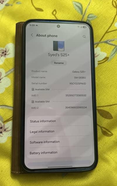 Samsung Mobile S25 Plus 12/256 unlocked