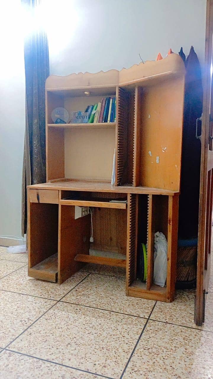 study Table with Shelves 1