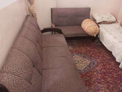 5 Seater Wooden Sofa Set (Without Cushions) | Solid Wood