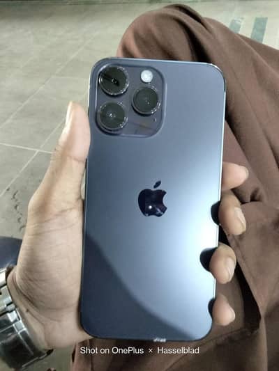 14 pro max with only box 256gb dual physical approved