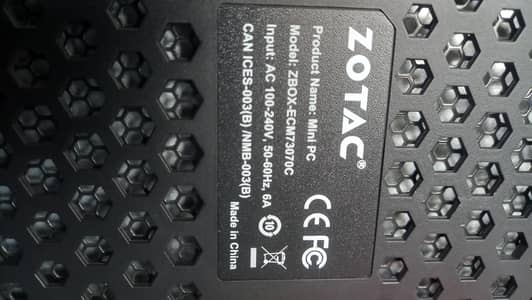 Zotac noctua ZBOX-ECM73070C