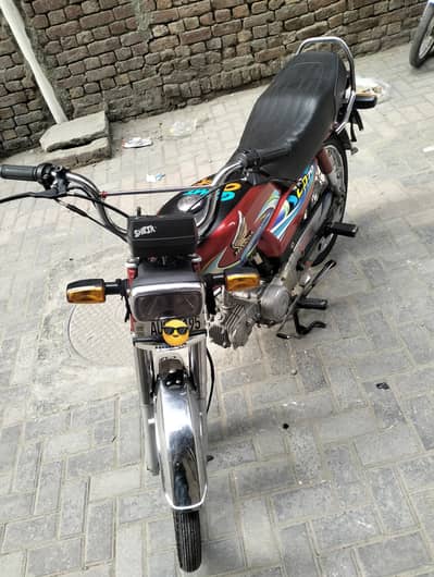 Honda CD70 2024 model registration Lahore. 03065161621 what's app nmb