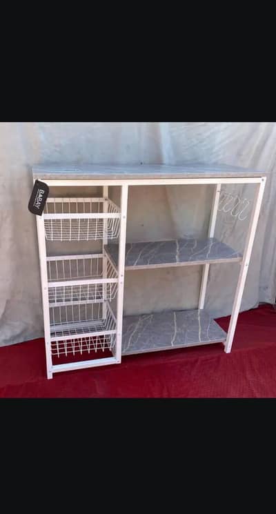 Multi-Purpose Kitchen Storage Rack | Kitchen Organizer Shelf