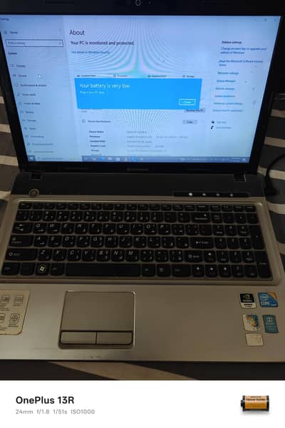 Lonovo Laptop i5 128 Gb SSD
