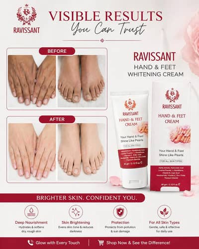 Ravissant Hand & Feet Brightening Cream 60g