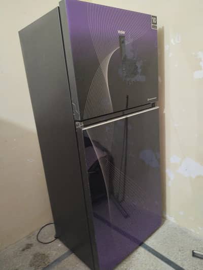 haier inverter fridge 10/10 like a new only 1 month use luxh condition