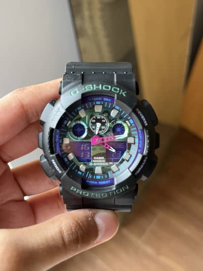 Casio G-Shock GA-100BL-1A (100% Original from Official Showroom) - Br
