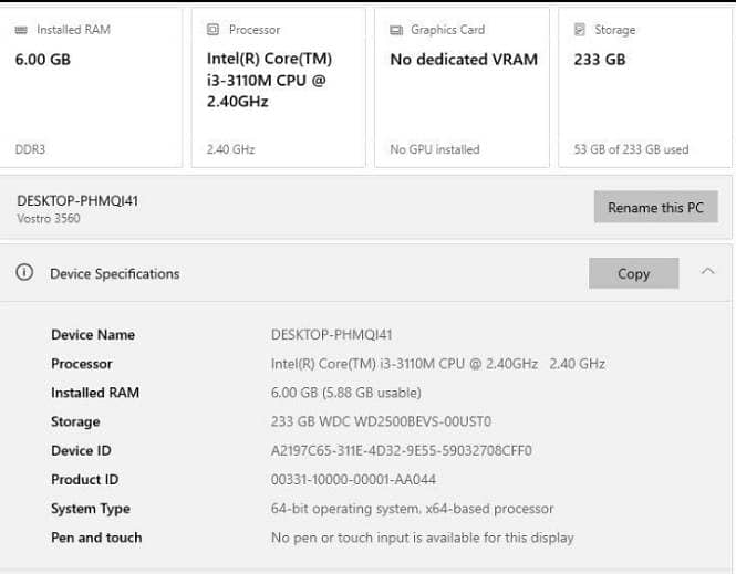 Core i3 3rd generation 2