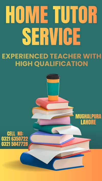 Reliable home tutor available for your children.