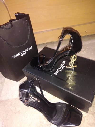 YSL Black Opyum Heel (Original with Bag)