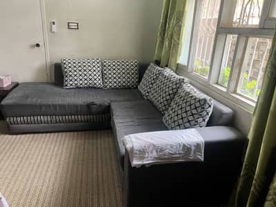 L shaped sofa used