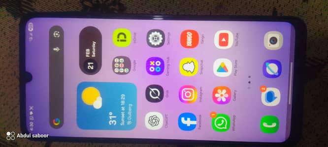 Samsung Mobile A07 11 months warranty just box open