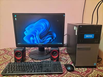 Dell OptiPlex 3020 Desktop PC – Complete Setup (PC + Monitor + Keyboar