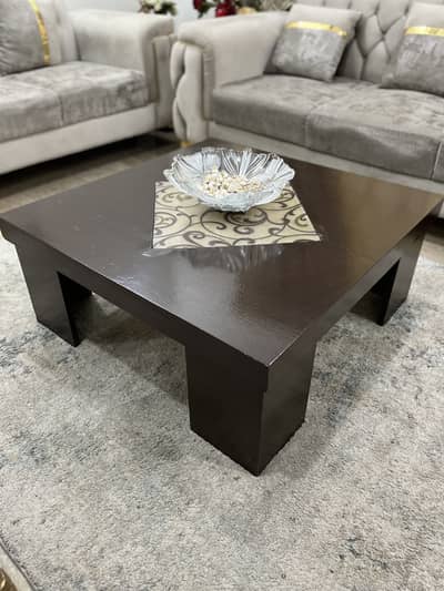 Coffee Table Set for Sale – 1 Center Table + 2 Side Tables
