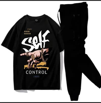 Men's 2 piece printed track suit