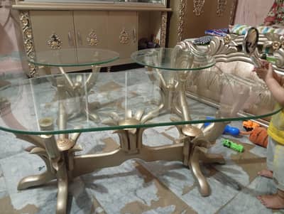 sofa set tables with mirror