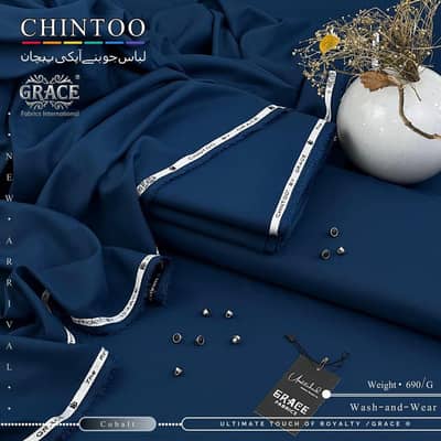 CHINTOO by GRACE Wash & Wear Unstitched Men's Suit