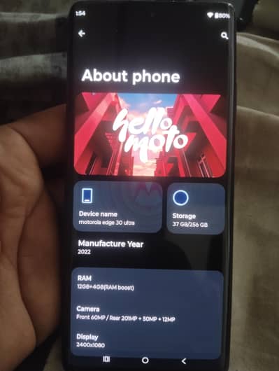 Motorola Edge 30 Ultra (12GB+/256GB) - Non-PTA
