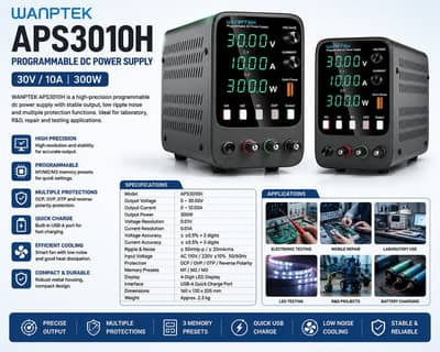 DC Power Supply 30V 10A price in pakistan APS3010H