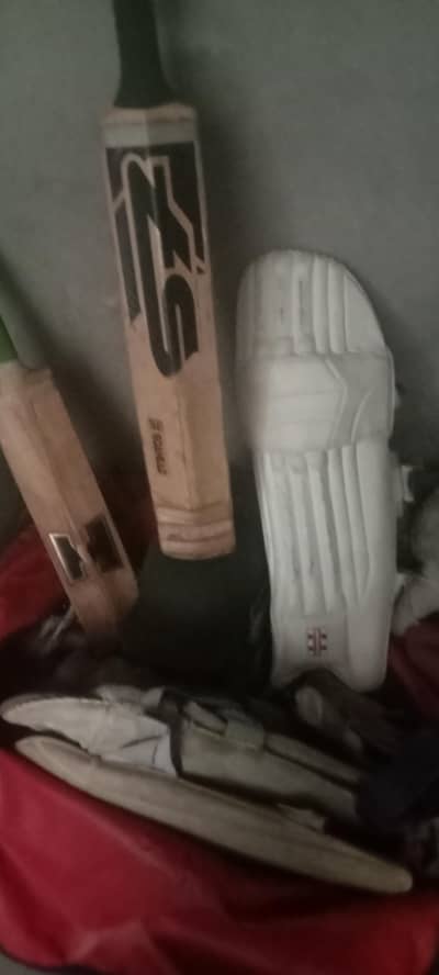 2 bat 3 jori pad 2 jori glabs. 6 wiket 2 halmat. kipar pad bag. . 2thai