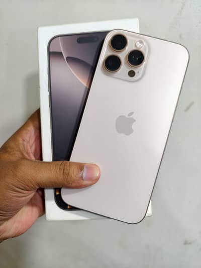 iPhone 16 pro max  desert titanium