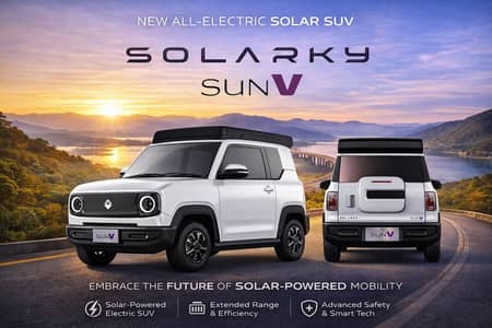 Book Solarky Solar Electric SUV First in Pakistan - Solar Asia-200 km