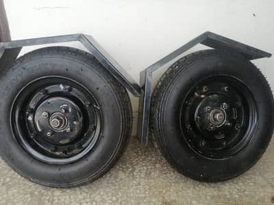 Scooty Support Wheels / Side Wheels Pair – Heavy Duty