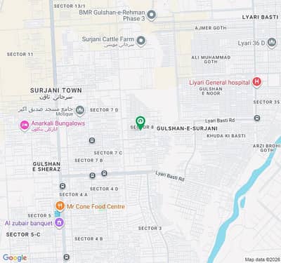 1017 Yards Industrial Plot, Sector 8, Surjani Town, Karachi