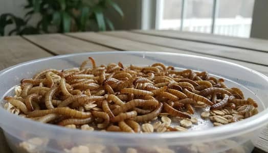 mealworms | dry mealworms | live mealworms | 4000 per kg