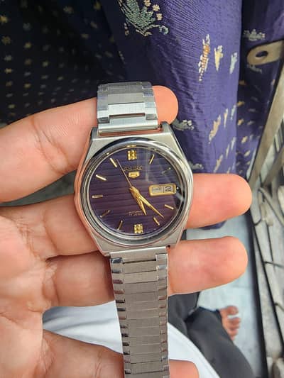 seiko 5 blue dial