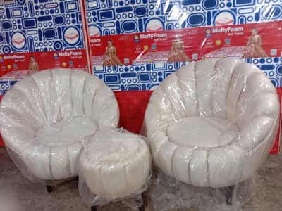 brand new packed sofa set with footstool