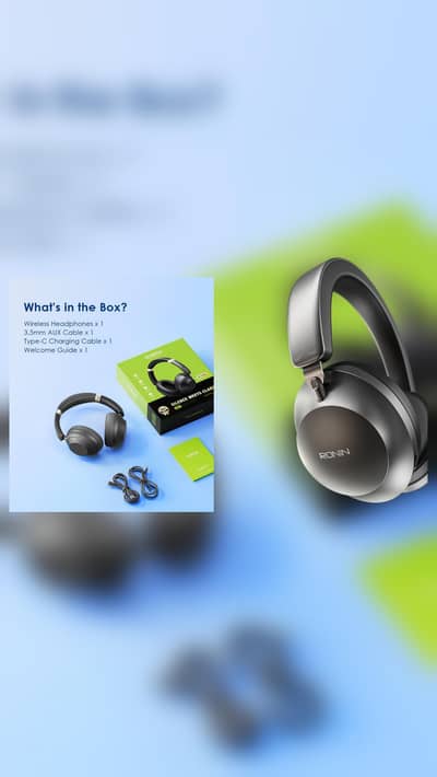 Ronin Magnus ANC Wireless Headset / Oriamo Boompop Headphones
