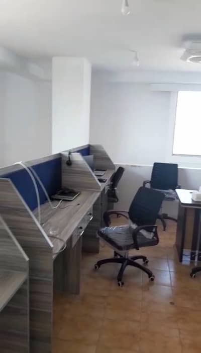 Sami furnished office for rent 650sqft in shahar e Faisal.