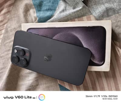 15 pro max 256Gb
