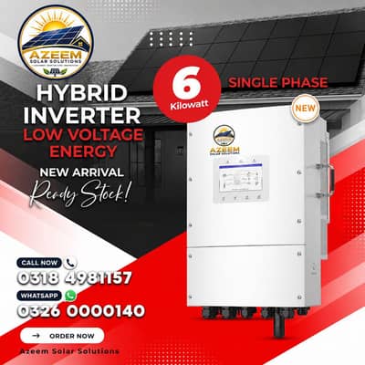 solis 6kw, 8kw, 10kw Hybrid Available