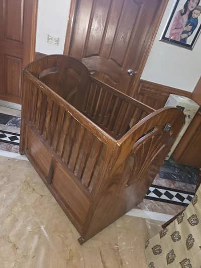 High-Quality Solid original wooden made full size  baby cot